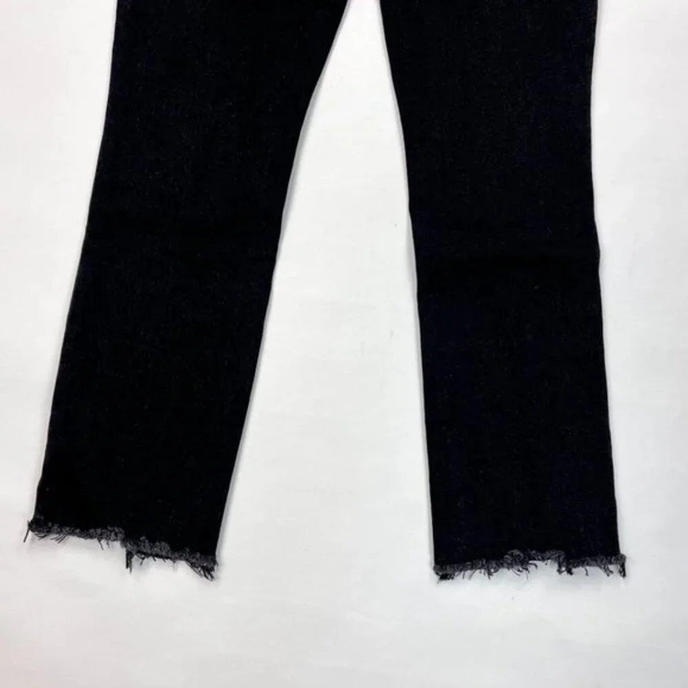 Abercrombie Fitch Skinny High Rise Jeans Women 32 14 NWT Hem Slit Stretch Cotton